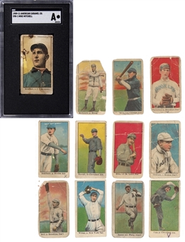1909-11 E90-1 American Caramel Collection (12 Different) – Including Key Rarity Mike Mitchell (Cincinnati) SGC Authentic Example